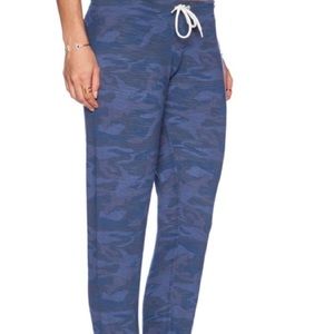 Monrow Light Blue Camo Sweatpants